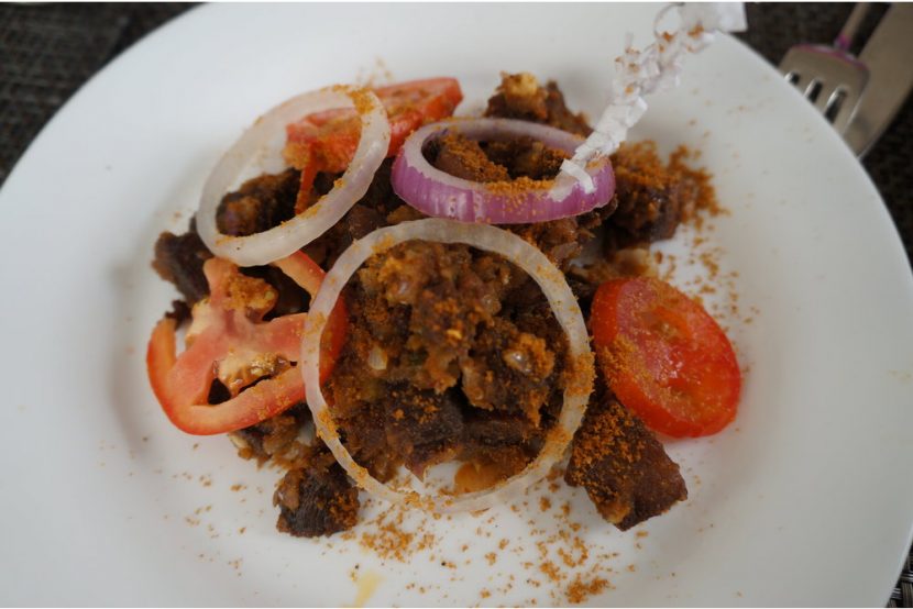 Nigerian goat suya