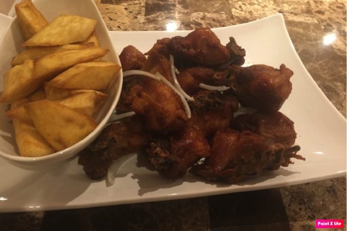Fried Yam and Turkey Tail