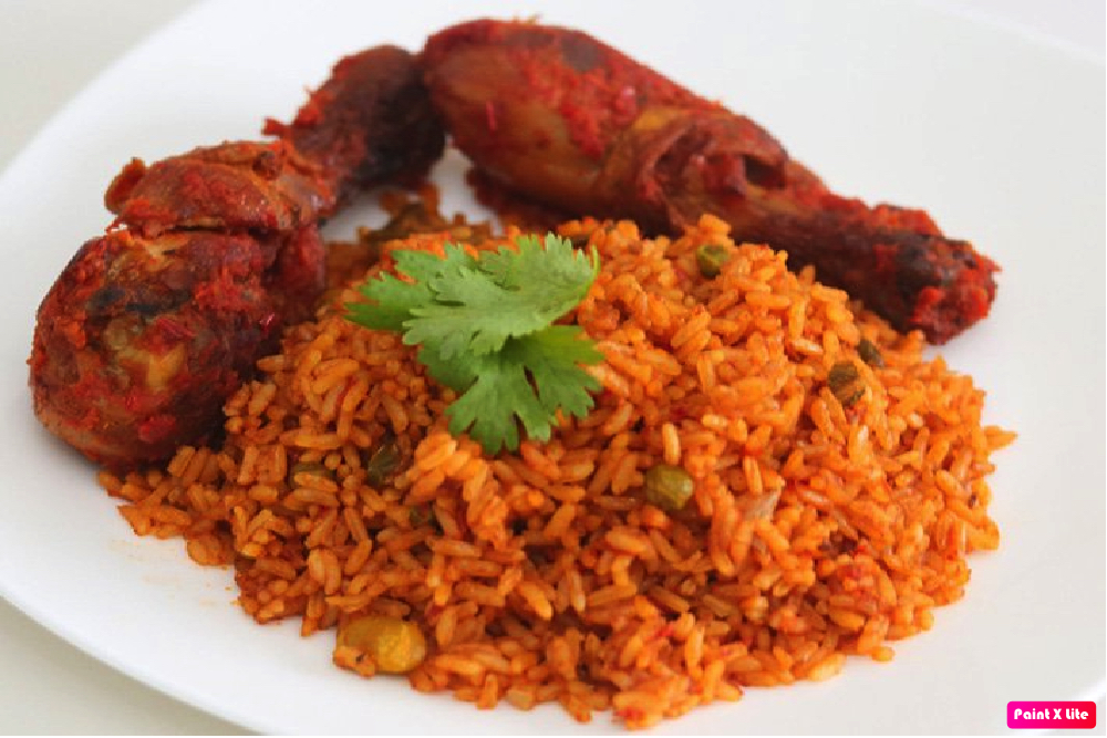 Image result for jollof rice chicken